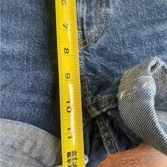 Everlane Dark Blue Jean Shorts - Picture 10 of 10